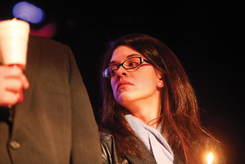 Hundreds pay tribute to officers at vigil | News, Sports, Jobs ...